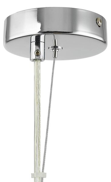 Lampa wisząca szklana Diborah Lucande, możliwość ściemniania, multikolor, salon / jadalnia, szkło, design