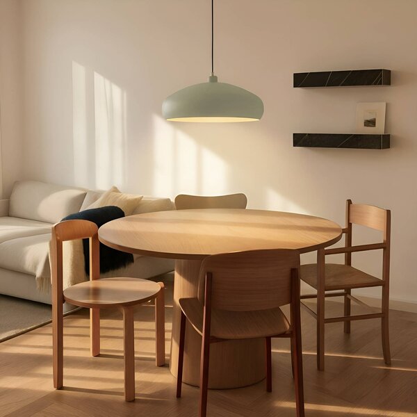 Lampa wisząca Elover Lindby, możliwość ściemniania, zielony, salon / jadalnia, metal, nowoczesny