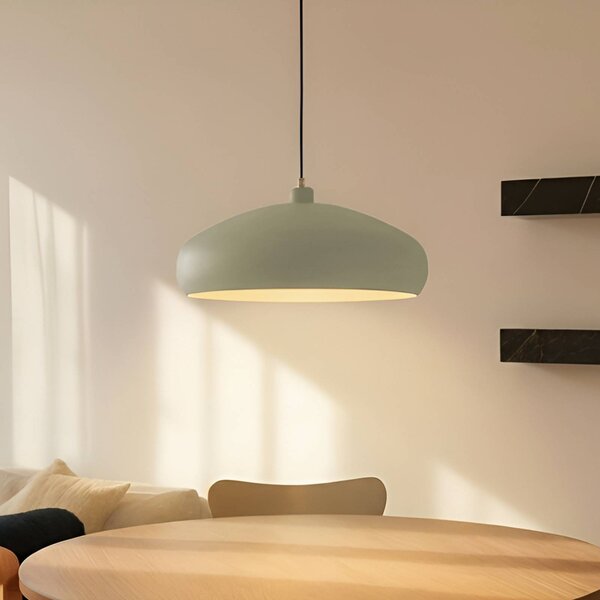 Lampa wisząca Elover Lindby, możliwość ściemniania, zielony, salon / jadalnia, metal, nowoczesny