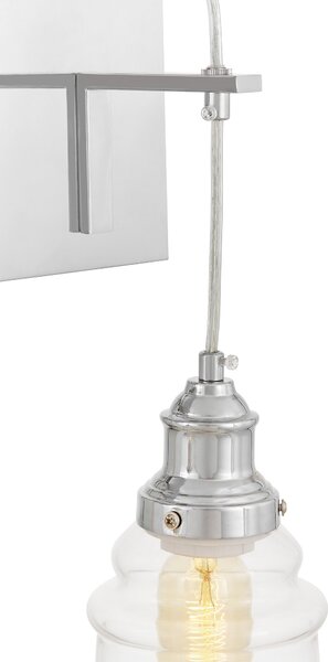 LAMPA ŚCIENNA KINKIET LOFTOWY CHROMOWANY MOLETTI W2