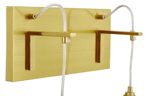 LAMPA ŚCIENNA KINKIET LOFTOWY BURSZTYNOWY MOLETTI W2
