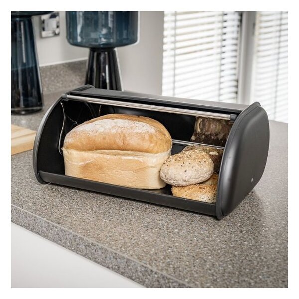 Czarny chlebak Addis Bread Bin