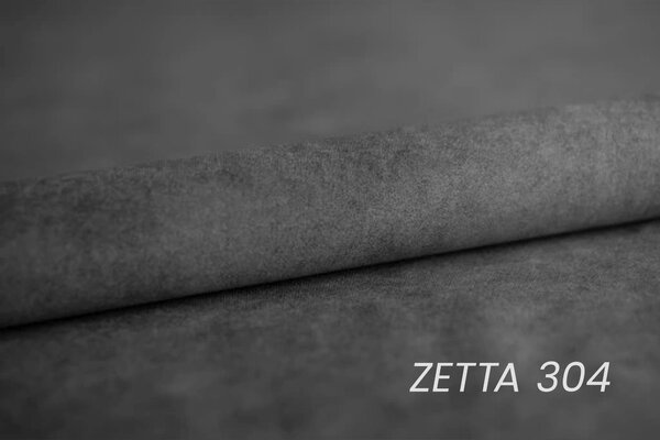 Narożnik Modeno Maxi z funkcją spania prawostronny - grafitowy welur łatwoczyszczący Zetta 304