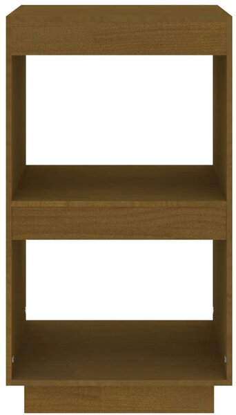 Minimalistyczny drewniany regał miodowy brąz G2-B10