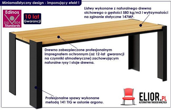 Ławka miejska 180 cm S1-W53
