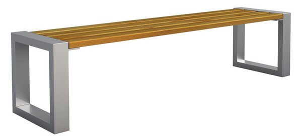 Nowoczesna ławka Norin 3X Silver 150cm - 8 kolorów