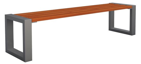 Drewniana ławka na metalowych nogach Norin 3X Gray 150cm - 8 kolorów