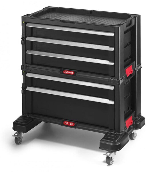 Regał narzędziowy 5 Tool Chest Set Black Keter 17199301