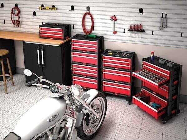 Regał narzędziowy 5 Tool Chest Set Black Keter 17199301