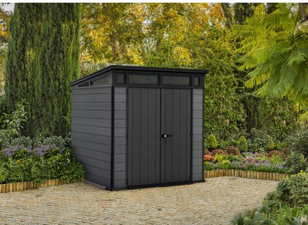 Cortina Domek ogrodowy 7x7, 216 x 226 x 218 cm, szary/antracyt KETER 255044