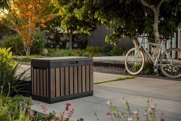 Kentwood Ogrodowy pojemnik do przechowywania 190 l, walnut KETER 263970