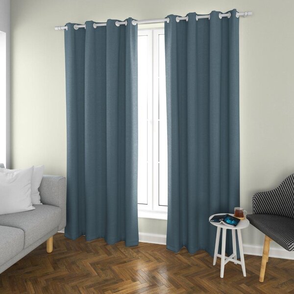2x Turkusowa zasłona OXFORD 140x250 cm