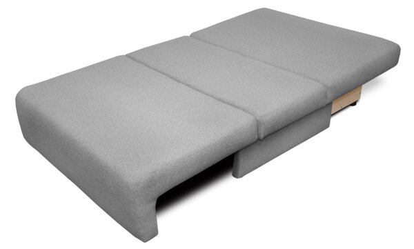 Sofa OKEYA 160 bez boków z funkcją spania, szara