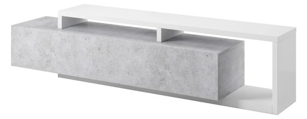 Szafka RTV Bota 40 - biały / beton colorado