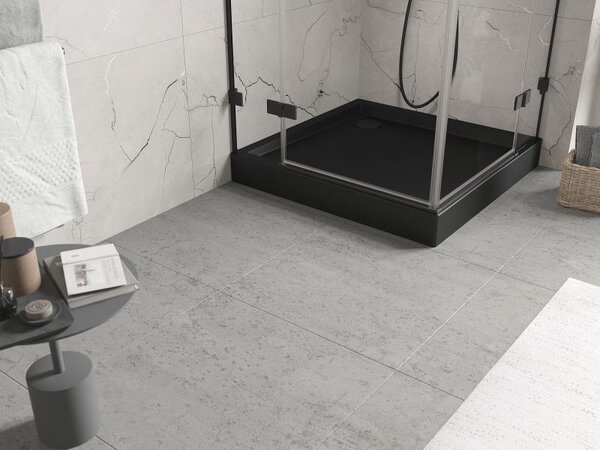 Mexen Flow+ brodzik kwadratowy 100 x 100 cm, czarny mat - 46S701010H