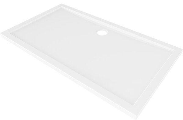 Mexen Flow brodzik prostokątny slim 150 x 70 cm, biały połysk - 46R107015