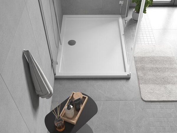 Mexen Flow brodzik prostokątny slim 90 x 85 cm, biały połysk - 46R108590