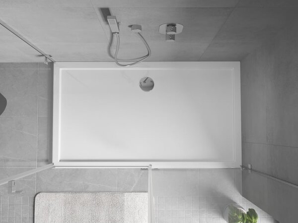 Mexen Flow brodzik prostokątny slim 150 x 70 cm, biały połysk - 46R107015