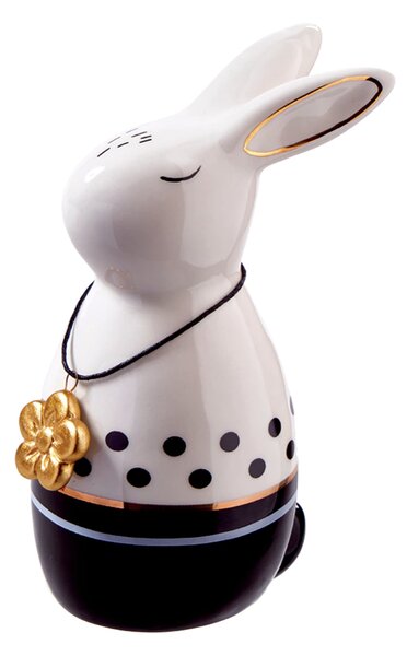 Ceramiczny wielkanocny królik DORIAN 15 cm