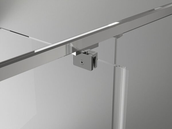 Mexen Exo drzwi prysznicowe uchylne 160 cm, transparent, chrom - 819-160-000-01-00