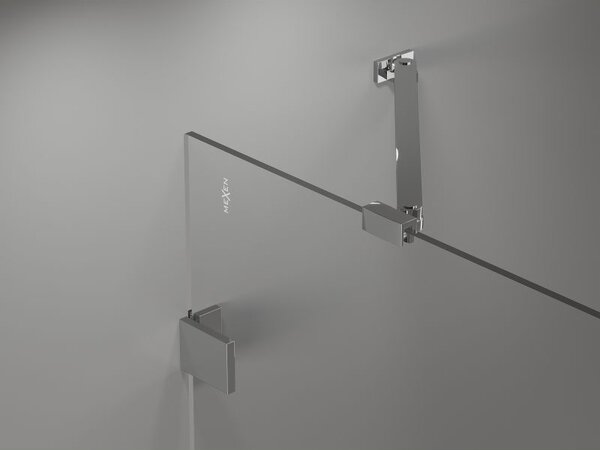 Mexen Lunar drzwi prysznicowe uchylne prawe 70 cm, transparent, chrom - 834-070-000-01-00-P