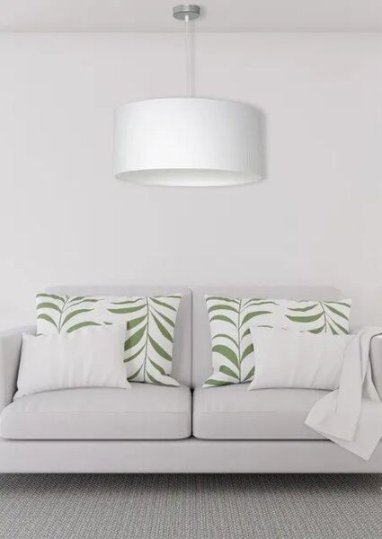 Biała nowoczesna lampa wisząca - K371-Onko