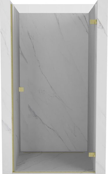 Mexen Lunar-B drzwi prysznicowe uchylne prawe 70 cm, transparent, złote szczotkowane - 832-070-000-55-00-P