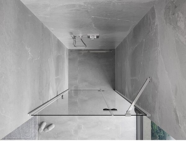 Mexen Mist-H drzwi prysznicowe uchylne prawe 85 cm, transparent, chrom - 8A5-085-000-01-00-P