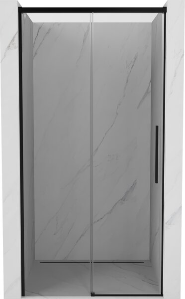 Mexen Rox drzwi prysznicowe rozsuwane 105 cm, transparent, czarne - 8C2-105-000-70-00