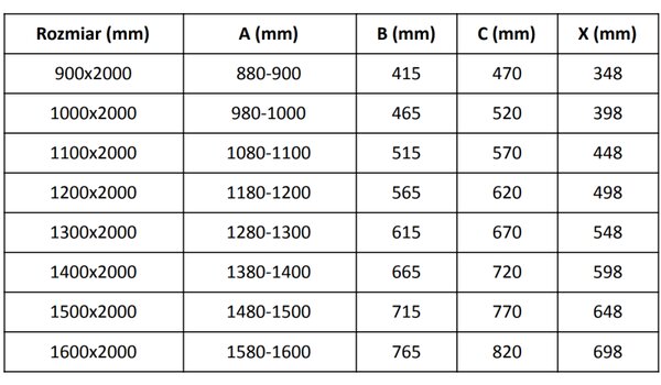 Mexen Velar drzwi prysznicowe rozsuwane 130 cm, transparent, czarne - 871-130-000-01-70