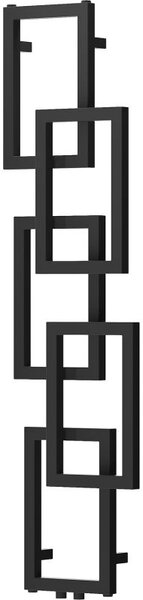 Mexen Grid grzejnik łazienkowy dekoracyjny 1360 x 390 mm, 349 W, czarny - W215-1360-390-00-70