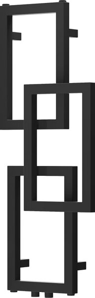 Mexen Grid grzejnik łazienkowy dekoracyjny 870 x 360 mm, 209 W, czarny - W215-0870-360-00-70