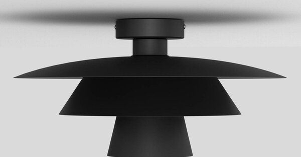 Lampa sufitowa Plato Luminex, możliwość ściemniania, czarny, salon / jadalnia, metal, nowoczesny