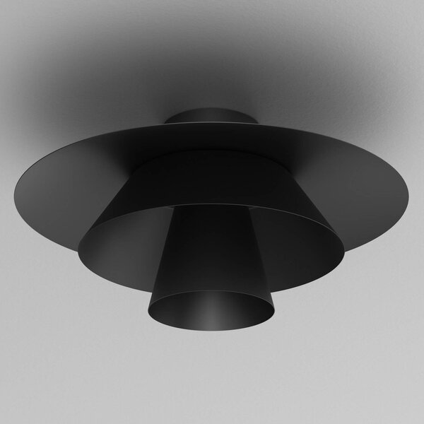 Lampa sufitowa Plato Luminex, możliwość ściemniania, czarny, salon / jadalnia, metal, nowoczesny