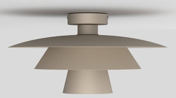 Lampa sufitowa Plato Luminex, możliwość ściemniania, kremowy / amber, salon / jadalnia, metal, nowoczesny