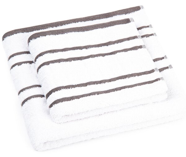 Zestaw ręczników „Snow” szary, 50 x 100 cm, 70 x 140 cm