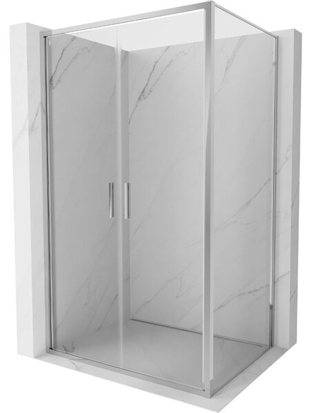 Mexen Exo kabina prysznicowa uchylna 70 x 75 cm, transparent, chrom - 814-070-075-01-00