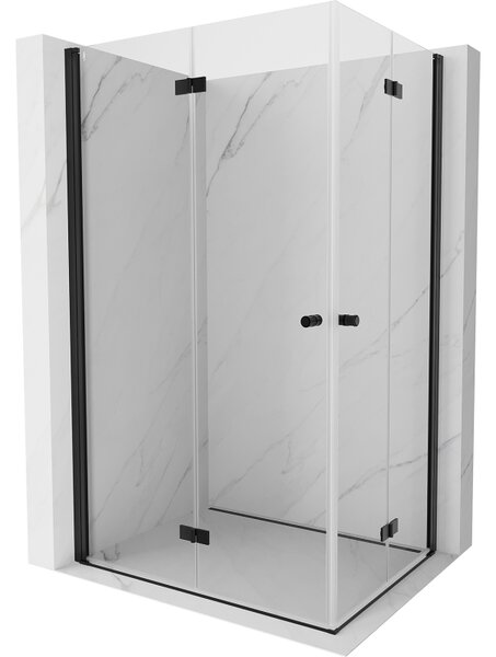 Mexen Mist-F Duo kabina prysznicowa składana lewa 105 x 75 cm, transparent, czarna - 8A6-105L-075P-70-00