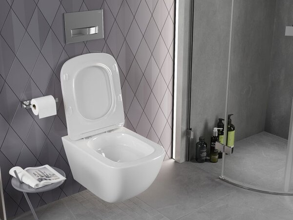 Mexen Timo miska wc Rimless Tornado, biała połysk - 3365XX00T