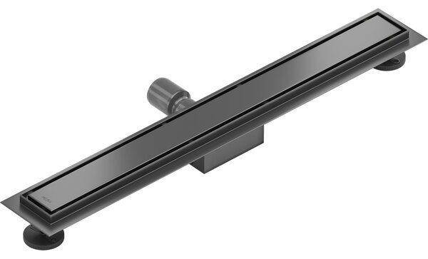 Mexen Flat M13 odpływ liniowy 2w1 50 cm, gun gray szczotkowany - 1E10050-15