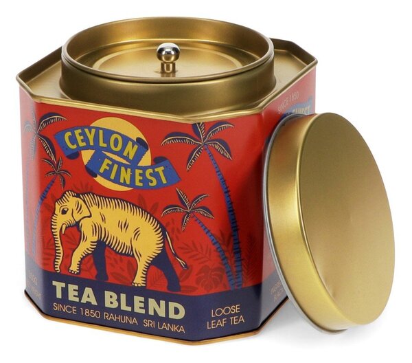 Metalowy pojemnik na herbatę Ceylon Finest – Rex London