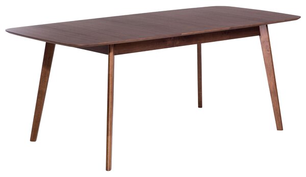Stół do jadalni rozkładany 150/190x90 cm blat w kolorze ciemnego drewna Madox Beliani