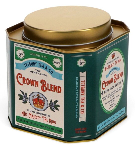 Metalowy pojemnik na herbatę Crown Blend – Rex London