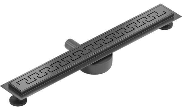 Mexen Flat 360° M15 odpływ liniowy obrotowy 50 cm, gun gray szczotkowany - 1E24050-40