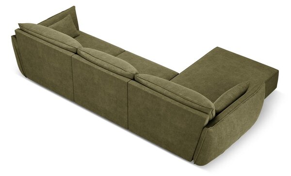 Zielony narożnik (lewostronny) Vanda – Mazzini Sofas