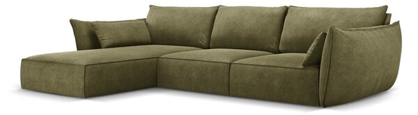 Zielony narożnik (lewostronny) Vanda – Mazzini Sofas