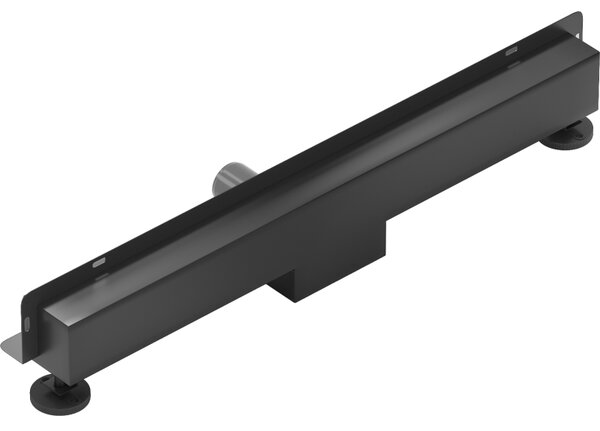Mexen Flat Wall odpływ liniowy ścienny 2w1 50 cm, czarny - 1730050