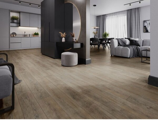 Mexen Casa Grande panele winylowe 1240 x 182 mm SPC 6,5 mm, podkład IXPE 1,5 mm, 4 V-Fuga, Dąb - F1014-1240-182-505-4V1-01