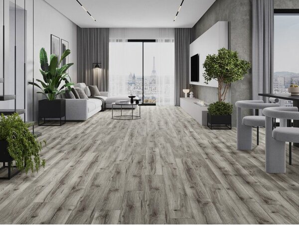 Mexen Ontario panele winylowe 1240 x 182 mm SPC 6,5 mm, podkład IXPE 1,5 mm, 4 V-Fuga, Dąb - F1003-1240-182-505-4V1-01