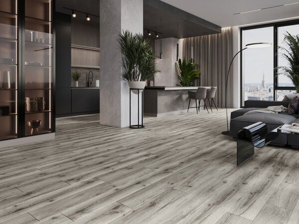 Mexen Ontario panele winylowe 1240 x 182 mm SPC 6,5 mm, podkład IXPE 1,5 mm, 4 V-Fuga, Dąb - F1003-1240-182-505-4V1-01